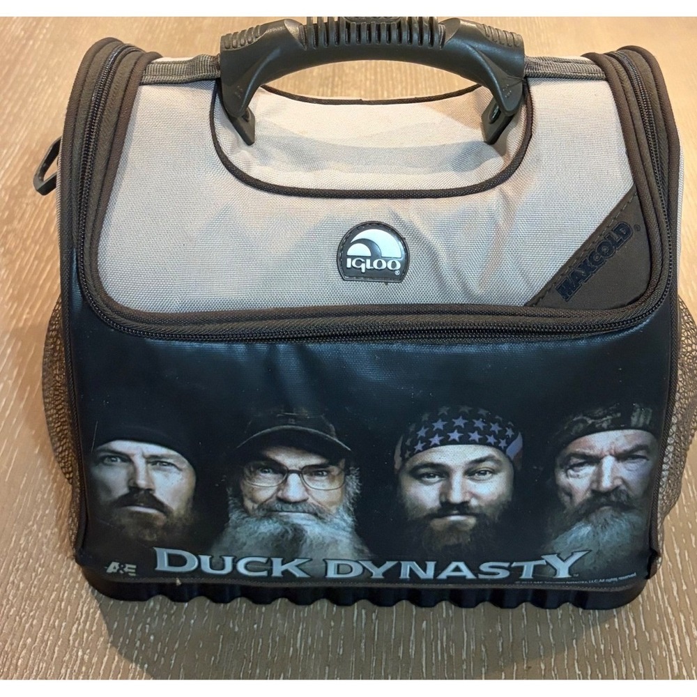 Igloo Duck Dynasty Soft Cooler Lunch Bag Gray/Black A&E Insulated 10x10x7